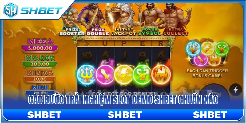 Quy trình tham gia chơi thử slot SHBET đơn giản 